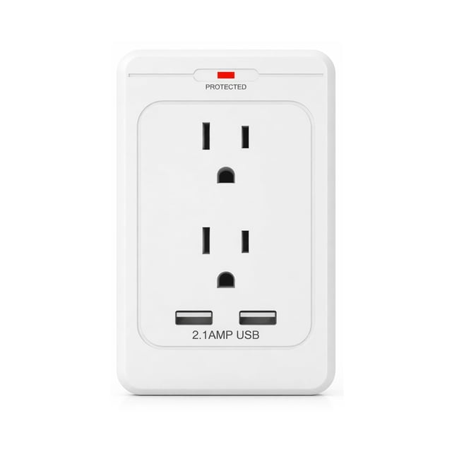 Adaptador de sobretensión Stanley SurgePro USB 2 salidas 2 USB 2.1A
