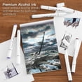 thumbnail image 5 of Shuttle Art Dual Tip Art Markers, Fine-Point, Gray, 15 Count Pack, 5 of 10