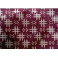 thumbnail image 4 of oneOone Cotton Silk Fabric Check Kasuri Decor Fabric Printed BTY 42 Inch Wide, 4 of 4