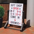 thumbnail image 4 of Excello Letter Board Sign & Black Chalkboard, Two-Sided, 24 x 36", 2 Pack, 4 of 5