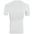 thumbnail image 4 of Augusta Sportswear S Boys Hyperform Compression Short Sleeve Tee White 2601, 4 of 6