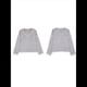 thumbnail image 2 of Suéteres Casuales de Larga con Cuello en V para Mujer, Suéteres Sueltos de Punto Grueso y Suave, Sudaderas, Tops. Gris XXXL, 2 of 8
