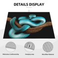 thumbnail image 3 of Balery Blue Viper Snake Alfombrilla de Secado para Cocina, 18x24 Pulgadas, Súper Absorbente para Platos y Encimeras, 3 of 7