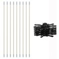 thumbnail image 1 of Pipe Inner Cleaning Brush 120 Inch Chimney Sweeping Set Kit Sweep Brush Drain Rods Flue Cleaning, 1 of 3