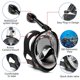 thumbnail image 2 of Máscara de snorkel YONGSHENG de cara completa con sistema de RESPIRACIÓN Dry Top vista panorámica 180 grados antivaho antifugas soporte para cámara, 2 of 5