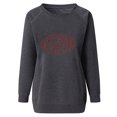 thumbnail image 4 of Bouanq Game Day Sweatshirts Women Football American Football Sweatshirt Pullover Tops Long Sleeve Hoodies Casual Blouse, 4 of 4