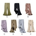 thumbnail image 5 of 2-10T Toddler Little/Big Girl Leggings Flare Pants Yoga Bootcut Pants Solid Bell Bottoms, 5 of 6