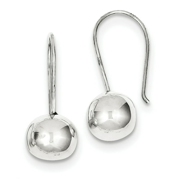 Primal Silver Sterling Silver 10mm Ball Earrings