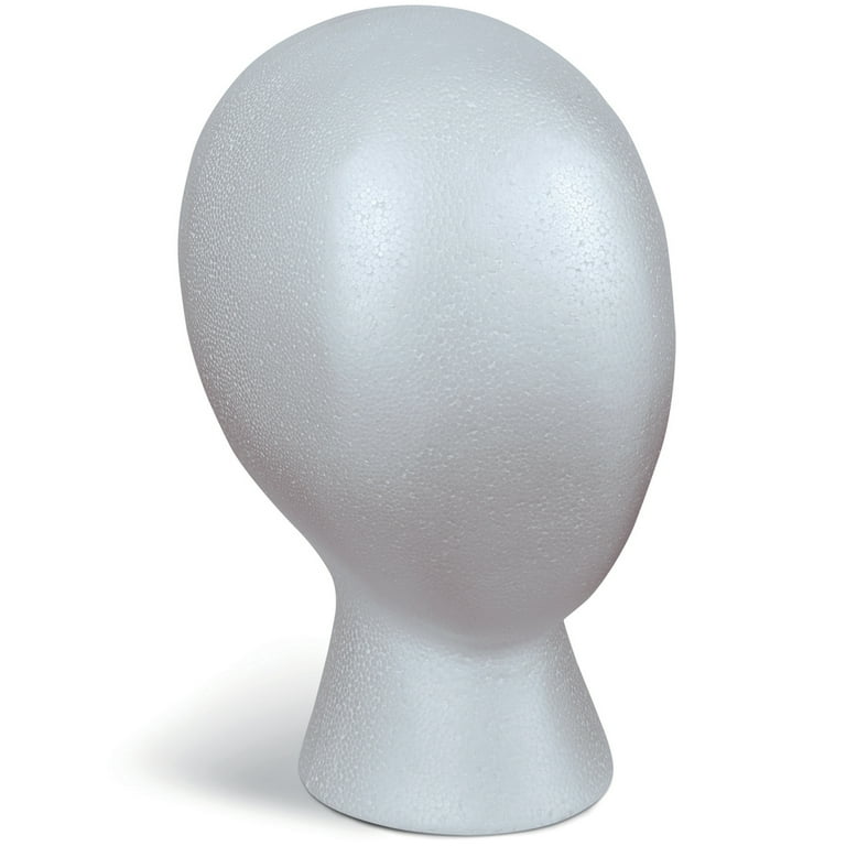 White Foam Faceless Head by Ashland | 6.8 x 5.8 x 9.8 | Michaels