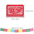 thumbnail image 2 of WEUVEB 1Jgo Banner De Tradicional Multicolor En Tela No Tejida Para Eventos Y Celebraciones, 2 of 8