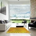thumbnail image 7 of Ahgly Company Machine Washable Indoor Rectangle Transitional Deep Yellow Area Rugs, 4' x 6', 7 of 7