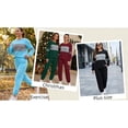 thumbnail image 6 of UVN Tracksuit for Women Colorblock Striped Sweatsuit Casual 2 Piece Sweatshirts Sweatpants Jogger Set Outfits, 6 of 10