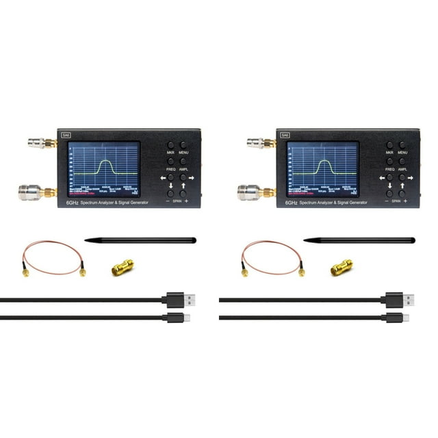 2X New SA6 Portable 6GHz Spectrum Analyzer & Signal Genertor TO, 2G, 3G, 4G, LTE, CDMA, DCS, GSM, GPRS,GLONASS