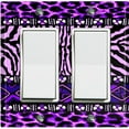 thumbnail image 1 of Metal Light Switch Plate Cover African Safari Animal Print Tribal Art Pattern SFR045, 1 of 13