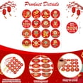 thumbnail image 7 of WaaHome Chinese New Year Stickers 2024 Year of The Dragon Stickers 112 Pcs 0.8 in Round Candy Stickers for Chocolate for Kids Envelope Stickers Lunar New Year Decorations 2024 Party Favor Supplies, 7 of 7