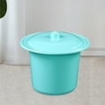 thumbnail image 3 of Compact Spittoon with Lid Splashproof Urinal Pot for Outdoor Camping Car Elderly Blue, 3 of 8