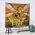 thumbnail image 3 of Dragon Wings Of Fire Tapestry Wall Hanging Wall Art Decor Wall Tapestry for Living Room Bedroom Dorm 59 x 59 inch, 3 of 7