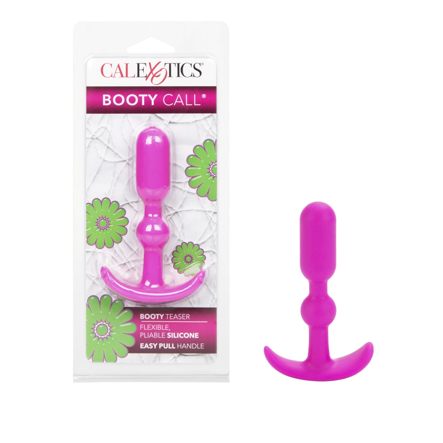 CalExotics Booty Call Booty Anal Teaser Flexible Pliable Silicone - Pink