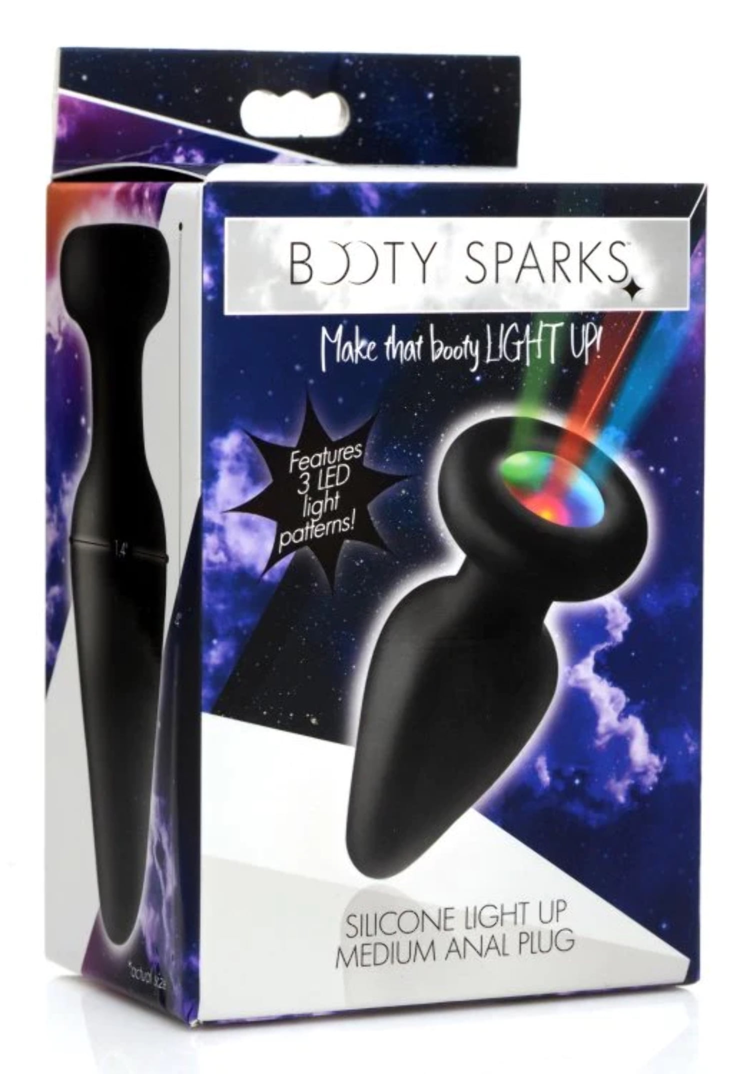 booty sparks anal plug Booty Sparks Silicone Light-up Anal Plug Large