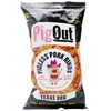 Pig Out Vegan Texas BBQ Plant Based Baked Pork Rinds, 3.5 oz Pack of 12