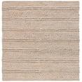 thumbnail image 2 of SAFAVIEH Cape Cod Antonio Striped Area Rug, Ivory/Natural, 6' x 6' Square, 2 of 6