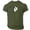 Army Green #034, variant on Halloween Shirts for Men Skeleton Pumpkin Graphic Short Sleeve Spooky T Shirt Castle Print Crew Neck Fashion Vintage Tees 2XL