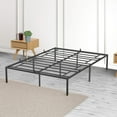 thumbnail image 2 of 12.8"Modern Heavy Duty Full Size Bed Frame with Storage 550 lbs Max Weight Capacity Anti Mattress Sliding No Box Spring Needed Black, 2 of 8