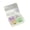A, variant on 4/12Pcs Clear Colorful Paper Clip Horseshoe Paper Clamps File Organizers Clip 28x28mm for Bag File Document Photo