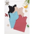 thumbnail image 2 of Tween Boys 4 Pack Tank Tops Casual Cotton Crewneck Sleeveless Undershirts Comfy Lightweight T-Shirts Size 13-16 Years, 2 of 8
