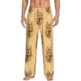 thumbnail image 2 of Goofa German Shepherd Dog Printed Soft Pajama Pants for Men, Wide Leg Comfy Casual Lounge Yoga Pants-Small, 2 of 9