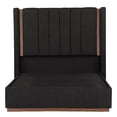 thumbnail image 1 of Cabecera Matrimonial Linz + Base Cama Negro, 1 of 8