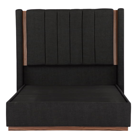 Cabecera Queen Size Linz + Base Cama Negro