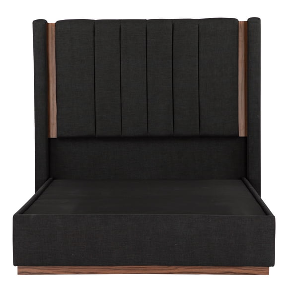 Cabecera Queen Size Linz + Base Cama Negro
