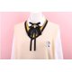 thumbnail image 5 of Broche de lazo de abeja de perla retro, broche de corbata preatado, clip de alfiler, lazo de cinta para mujer, joyería para collar, 2 piezas, 5 of 5