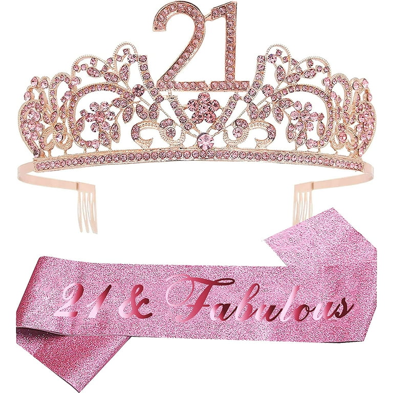 21st birthday 2024 tiaras and crowns