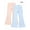 Blue+Pink, variant on Ingzy 2-Pack Girls High Waisted Bell Bottoms Stretch Yoga Leggings Athletic Casual Pants