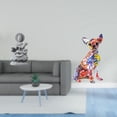 thumbnail image 2 of Figura De Buda Guan Yin, Escultura De Perro Multicolor, Artesanía Feng Shui, Adorno Animal Coleccionable Para Mesa De Pasillo Interior., 2 of 8
