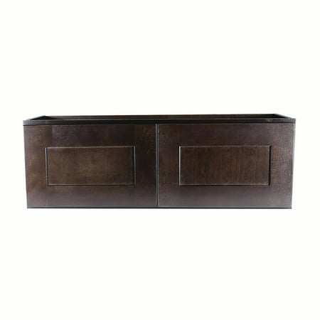 Espresso Equipment - Design House 562264 Brookings Unassembled Shaker Wall Kitchen Cabinet 36x18x12, Espresso