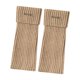 thumbnail image 4 of Calentadores de piernas para mujer, accesorios de ropa, calentadores de piernas tejidos para deportes. Caqui, 4 of 9