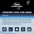 thumbnail image 4 of Fisher Space Pen Supernova Rainbow Titanium Nitride Bullet Pen, Ballpoint, Black Ink, Gift Box, 4 of 6
