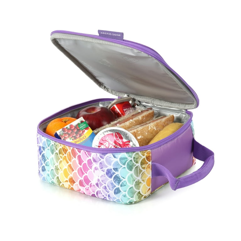 Arctic Zone Reusable Lunch Box Combo Kit with Accessories, Blue Outer Space  