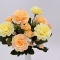 thumbnail image 4 of GROWTH TANK 1 Bunch Artificial Peony Flower Bridal Decor Yellow, 4 of 9