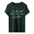 thumbnail image 6 of MEICHEN Graduation Gifts for Her: Senior 2026 Shirts Class Of 2026 T Shirt In My Senior Causal College Graduation Teacher Tee Tops Womens Spring Summer Tops, 6 of 6