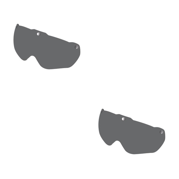 Sonducket Sombrero de bicicleta de carretera, gafas para mujer, lentes de repuesto fáciles de desmontar, gafas de seguridad antivaho para montar, piezas gris negro 2piezas Sonducket CBP489184