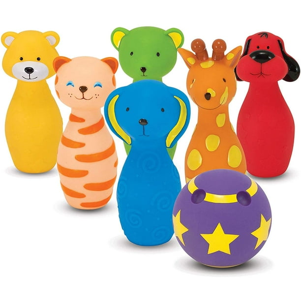 Set de 6 Amigos Bolos Melissa & Doug con Estuche de Transporte Infantil Melissa & Doug MD-12322