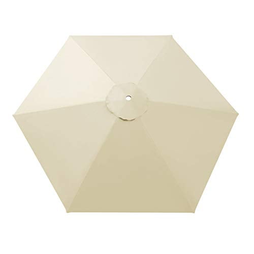 BenefitUSA Umbrella Cover Canopy 9ft 8 Rib Patio Replacement Top Outdoor-Ecru