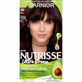 thumbnail image 3 of (2 pack) Garnier Nutrisse Nourishing Hair Color Creme, 040 Dark Brown Dark Chocolate, 3 of 12