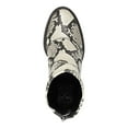 thumbnail image 2 of VINCE CAMUTO Womens Black White Beige Snakeskin Print 1" Platform Lug Sole Erettie Round Toe Block Heel Zip-Up Booties 8.5 M, 2 of 4