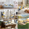 thumbnail image 6 of Abstract Black Yellow Gray Outdoor Pillow Covers Pack of 2 Oil Painting Art Waterproof Throw Pillow Covers Decorative Cushion Cases for Patio Garden Tent Balcony Couch 20x12 inch, 6 of 8