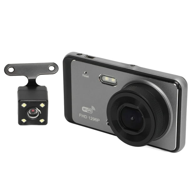 RecordAradora de Video del AutomÓVIL, Cámara Dual 1080p Wifi DVR Visión Nocturna de DVR 170 Grados de Gran Ángulo para el Monitoreo de Estacionamiento